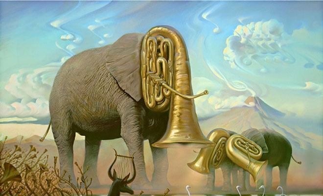 35 Surreal and Creative Oil Paintings by Artist Vladimir Kush